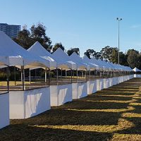 White Fete Stalls